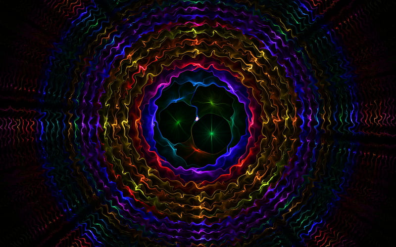 Circle Patterns, circle, abstract, HD wallpaper