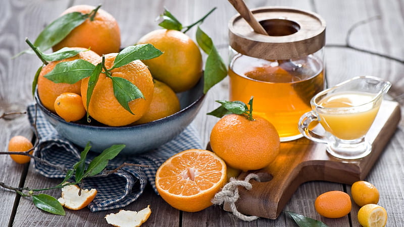 ✿⊱•╮╭•⊰✿, nature, mandarines, fresh, fruits, HD wallpaper