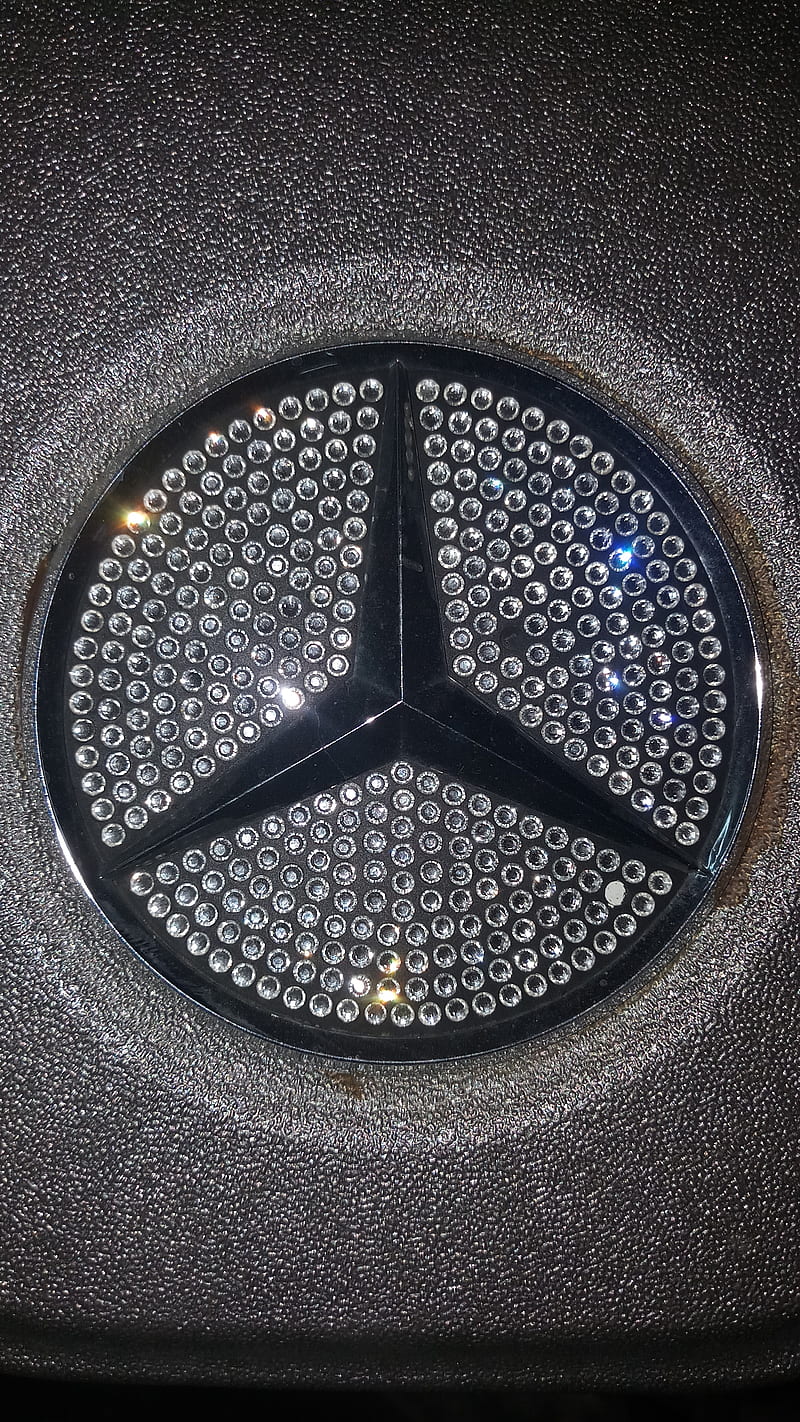 Mercedes Benz AMG63, logo, super, carros, dimond, HD phone wallpaper