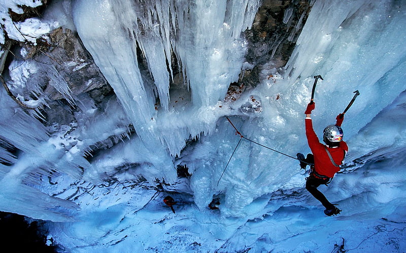 Ice Climbing - Life is movement, HD wallpaper