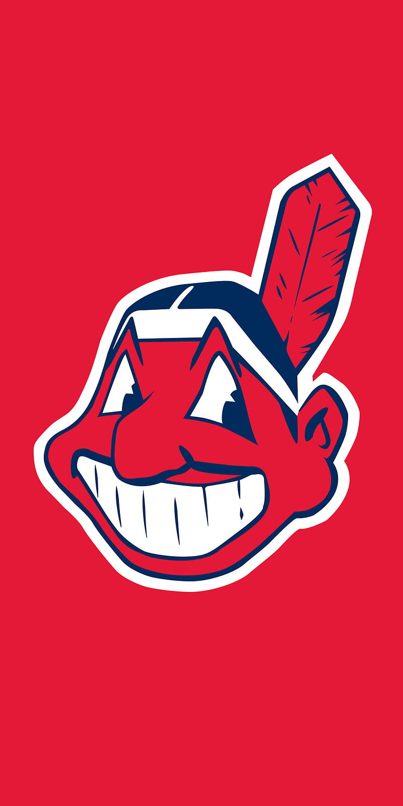 Cleveland Indians, mlb, baseball, logo, HD mobile wallpaper