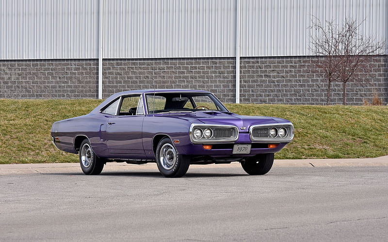 Dodge Coronet, 1970, Super Bee, Plum Crazy Purple, retro cars, American cars, HD wallpaper