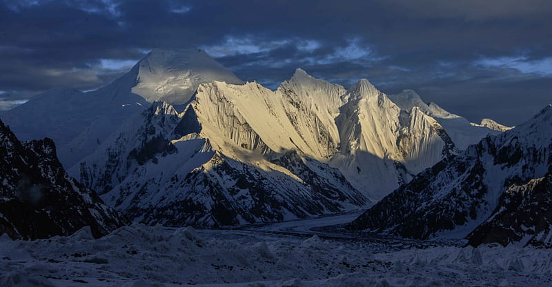 K2, The Himalayas, Asia, Mountains, HD wallpaper