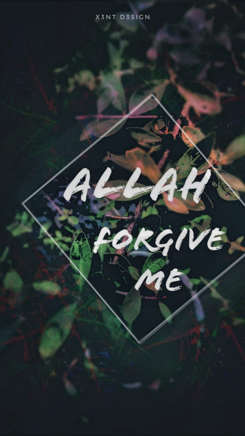 Allah, forgive, me, alhumdulillah, muslim, kaaba, islam, HD phone wallpaper