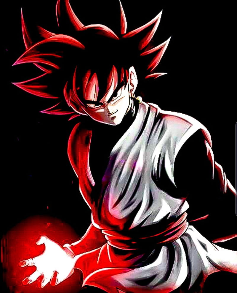 Red Goku Black, goku black, HD phone wallpaper