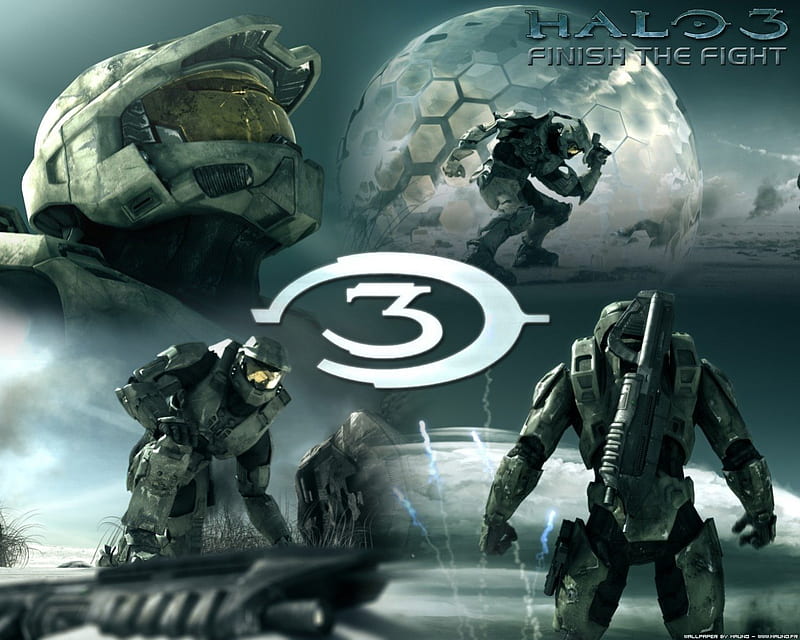 Halo 3, games, finish the fight, HD wallpaper