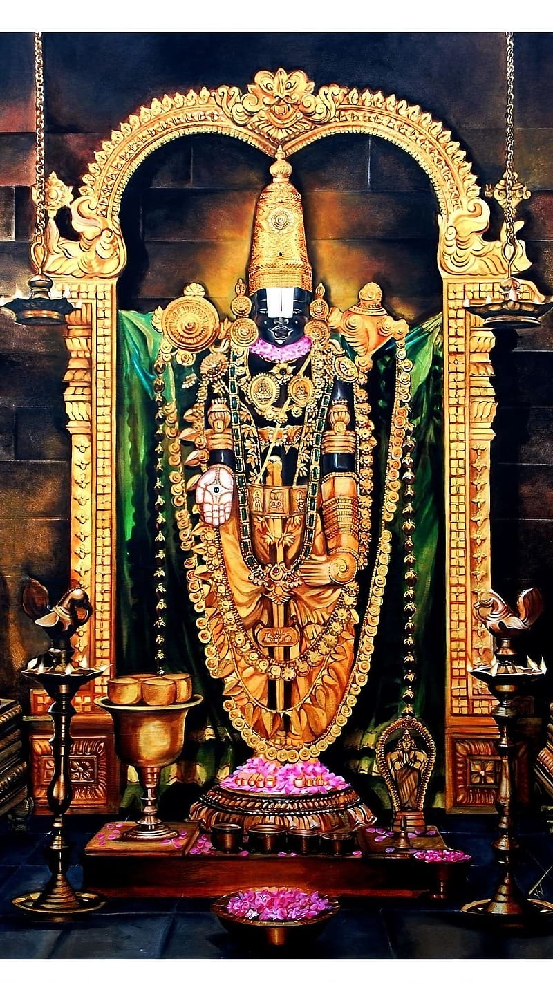 Balaji , Tirupati Balaji, lord venkateswara, lord perumal, bhakti, HD phone wallpaper