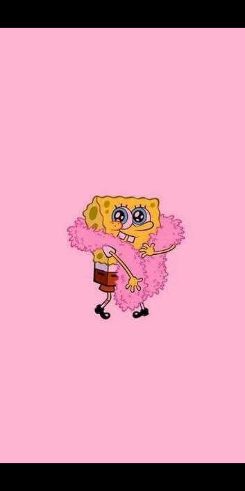 SpongeBob, aesthetic, cute, meme, pink beret, smile, spongebob squarepants, HD mobile wallpaper