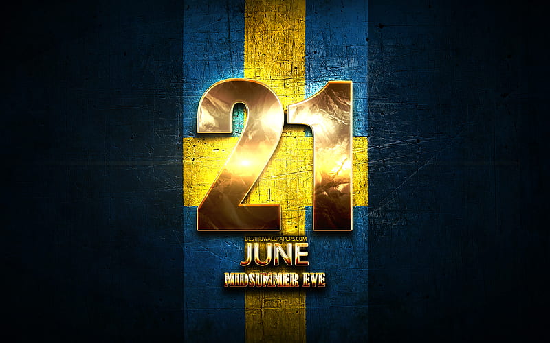 Midsummer Eve, June 21, golden signs, Swedish national holidays, Sweden Public Holidays, Sweden, Europe, Midsummer Eve of Sweden, HD wallpaper