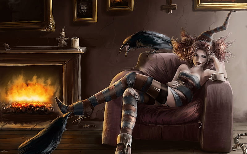 The Witchfinder-Master CG Characters Artwork by Andy Jones, HD wallpaper