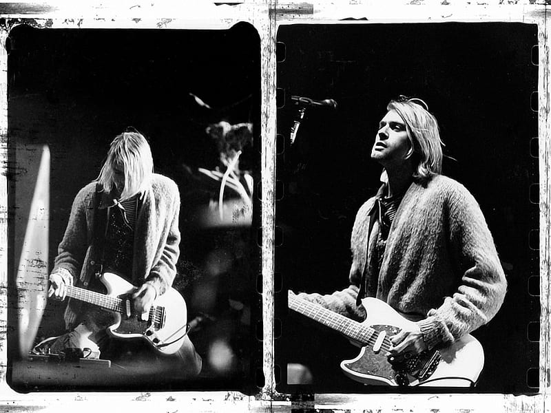 Kurt Cobain, grunge, guitar, rock, music, singer, HD wallpaper