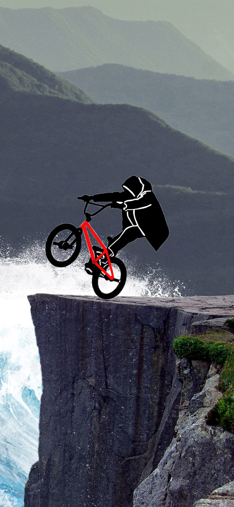 BMX dare devil , bike, bmx, dare, devil, dirt, downhill, motor, motors, mountain, stunt, HD phone wallpaper