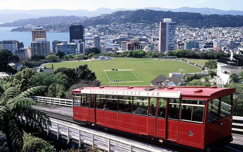WELLINGTON CITY CABLE CAR. NZ, power, city, cable, nz, HD wallpaper