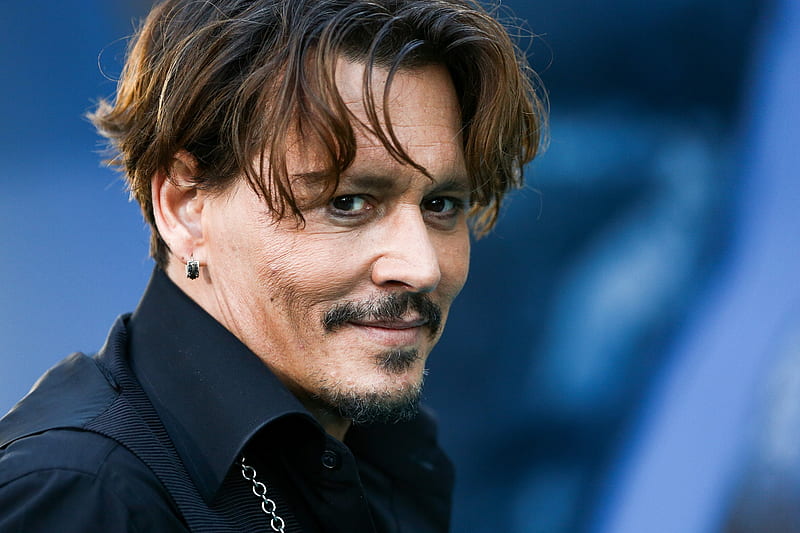Johnny Depp, man, smile, face, actor, HD wallpaper