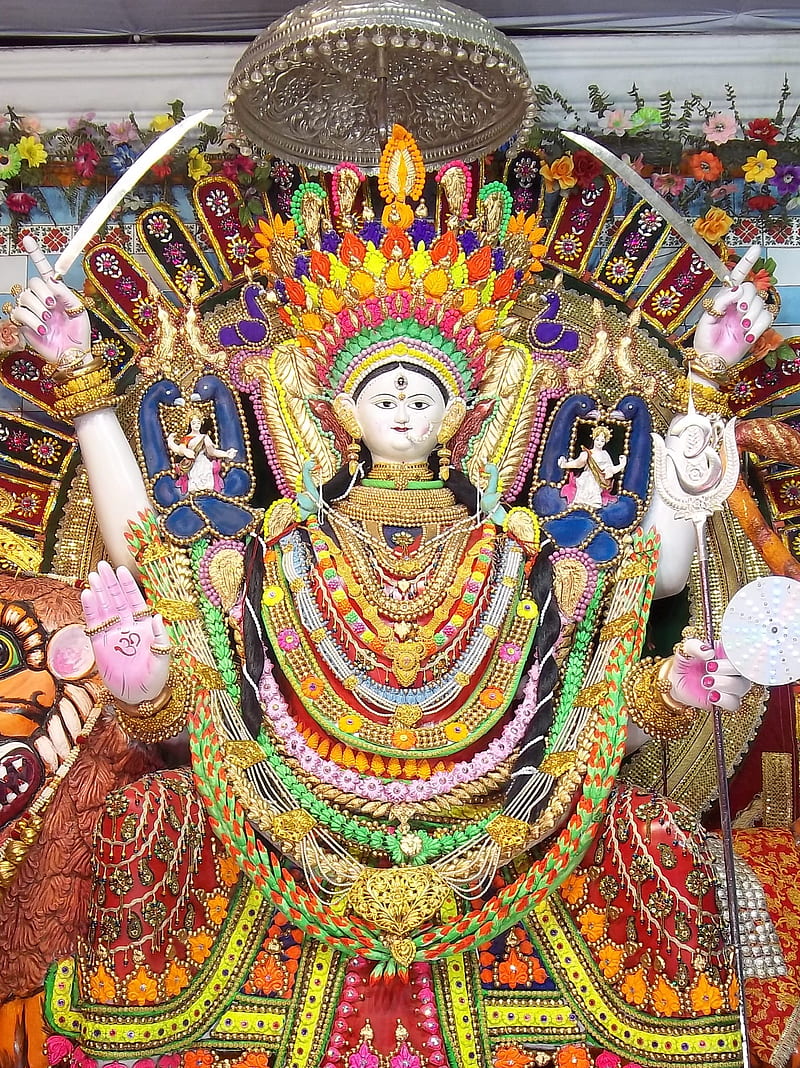 Jai Ma Durga, jabalpur, rohit, HD phone wallpaper
