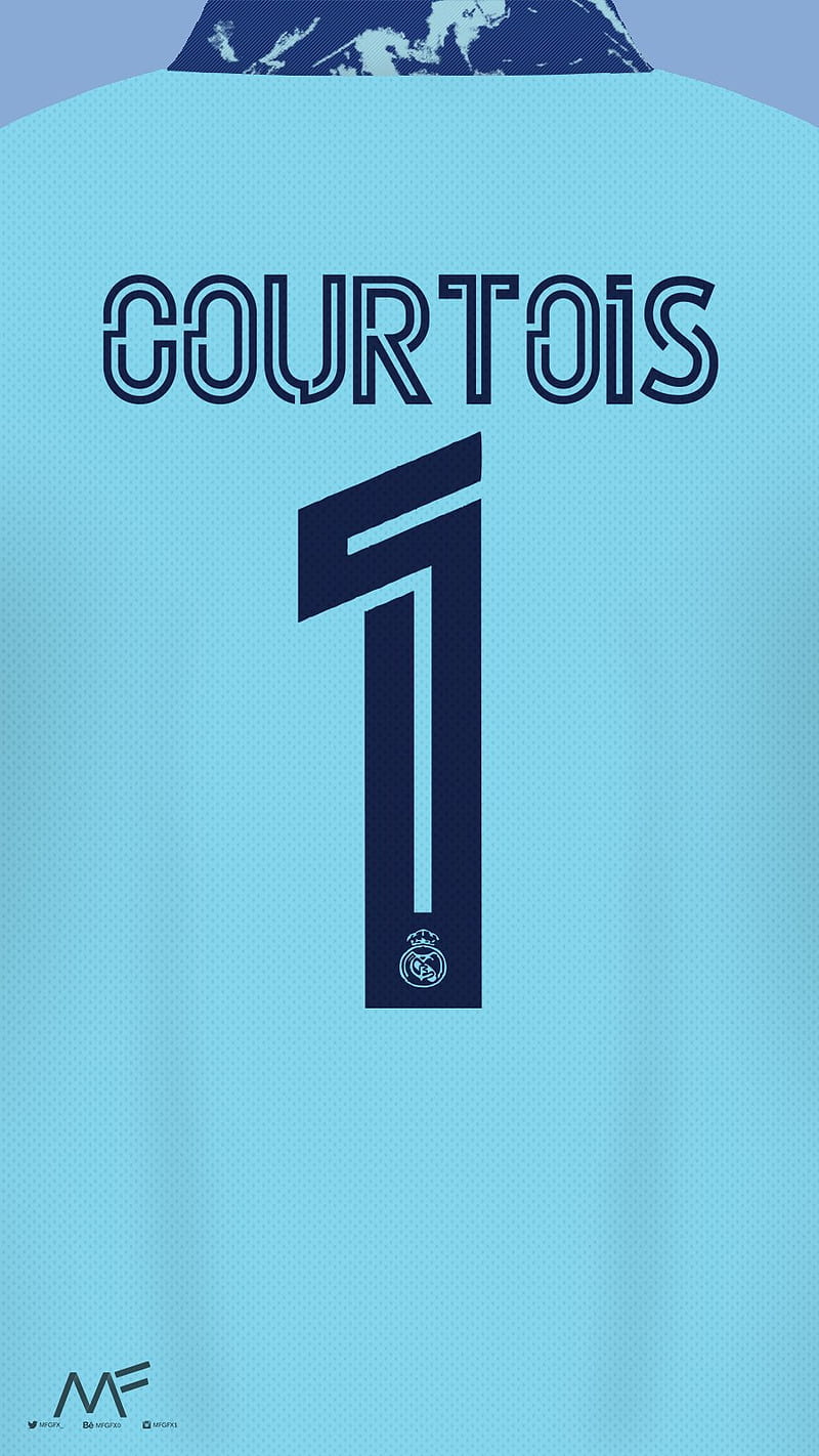 Courtois Local, courtois, realmadrid, HD phone wallpaper