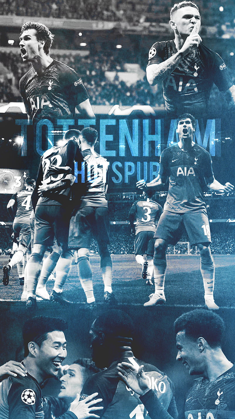 Tottenham Spurs team, kane, trippier, HD phone wallpaper