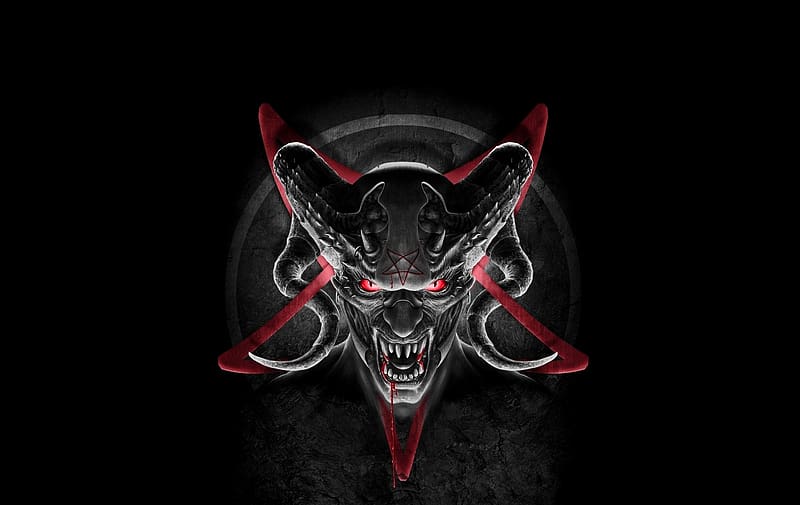 Dark, Pentagram, Occult, Satanic, Satan, Satanism, HD wallpaper