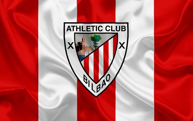 Athletic Bilbao, football club, emblem, Athletic Bilbao logo, La Liga, Bilbao, Spain, LFP, Spanish Football Championships, HD wallpaper