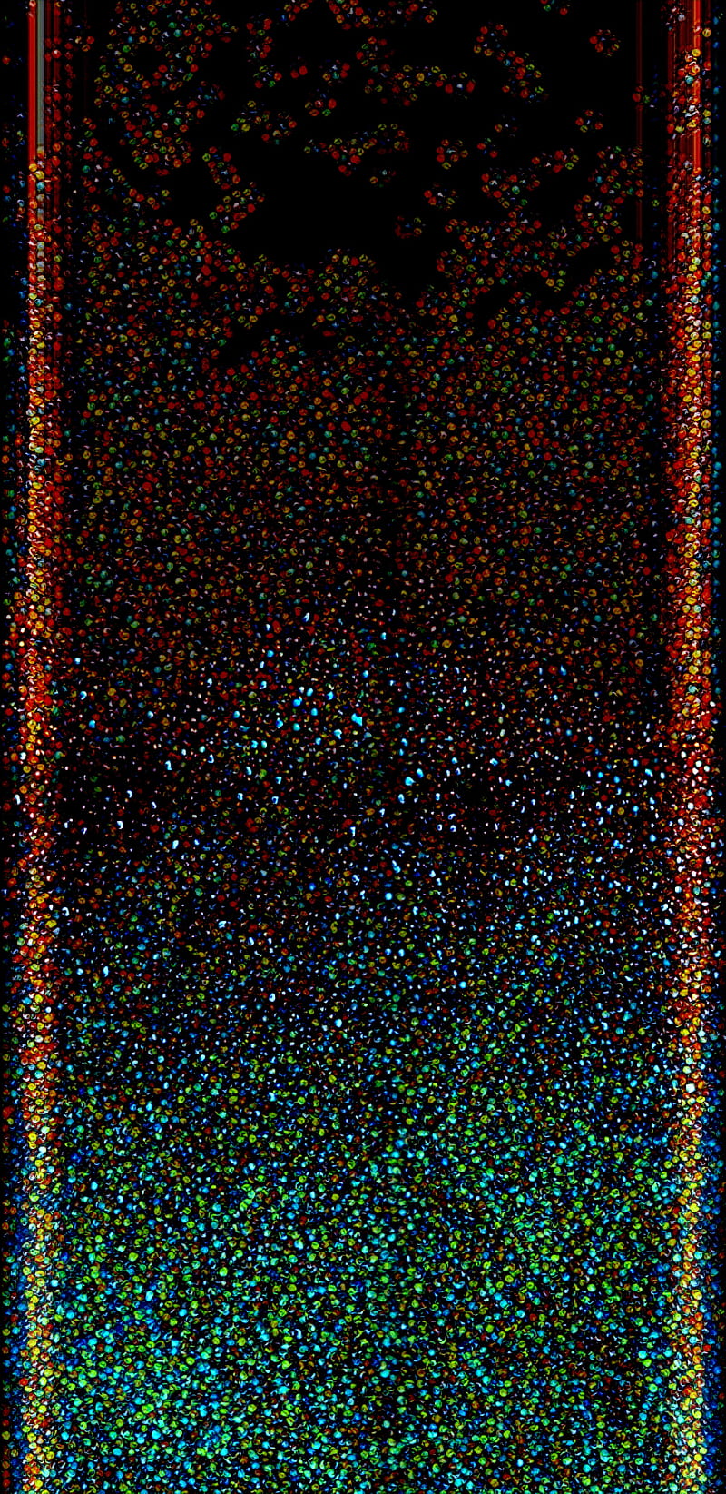 S Amoled Disrupt (228), Imaginesium, abstract, concrete, edge, galaxy, green, orange, stars, stone, texture, HD phone wallpaper