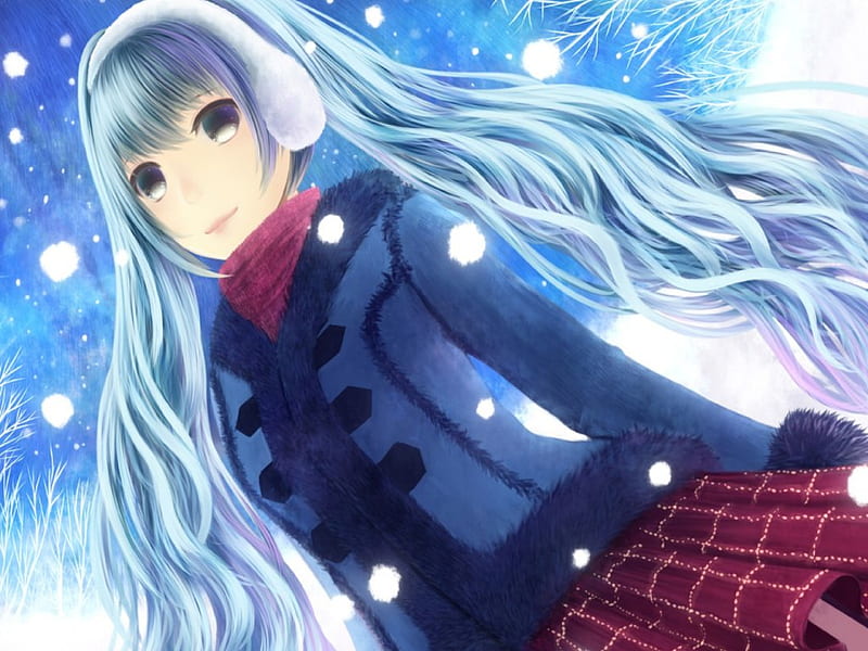 Hatsune miku, snow, anime, music, miku, manga, winter, HD wallpaper ...