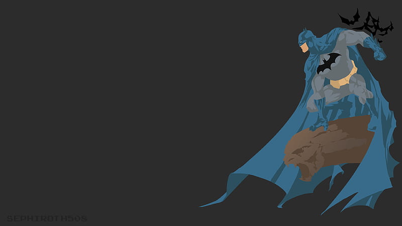 Batman Hush Minimalist, batman, artist, , artwork, superheroes, HD wallpaper