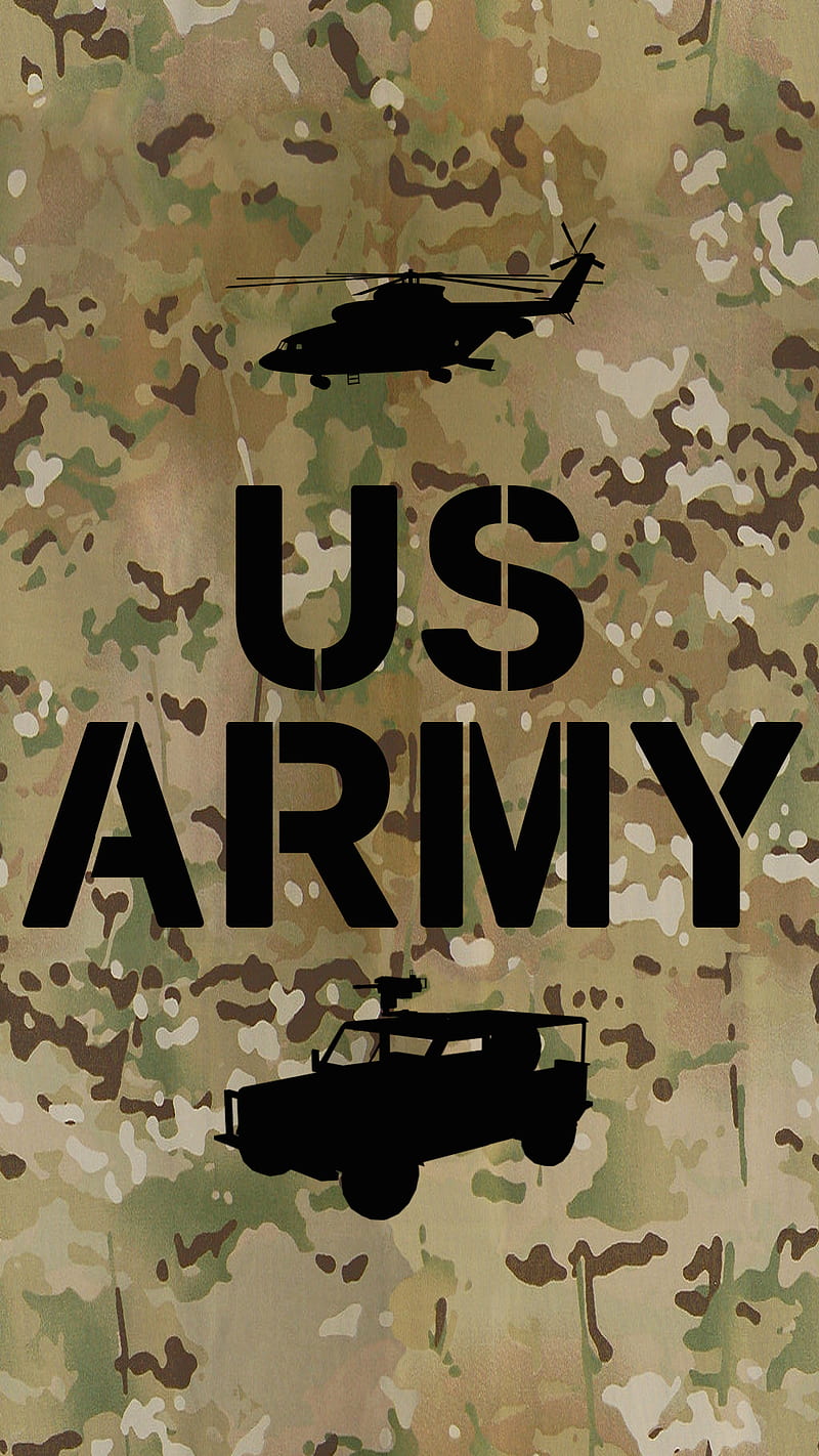US Army, camo, comat, military, multicam, HD phone wallpaper