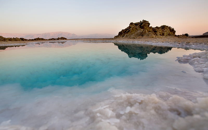 Lakes, Lake, Dead Sea, Landscape, Rock, Salt, HD wallpaper