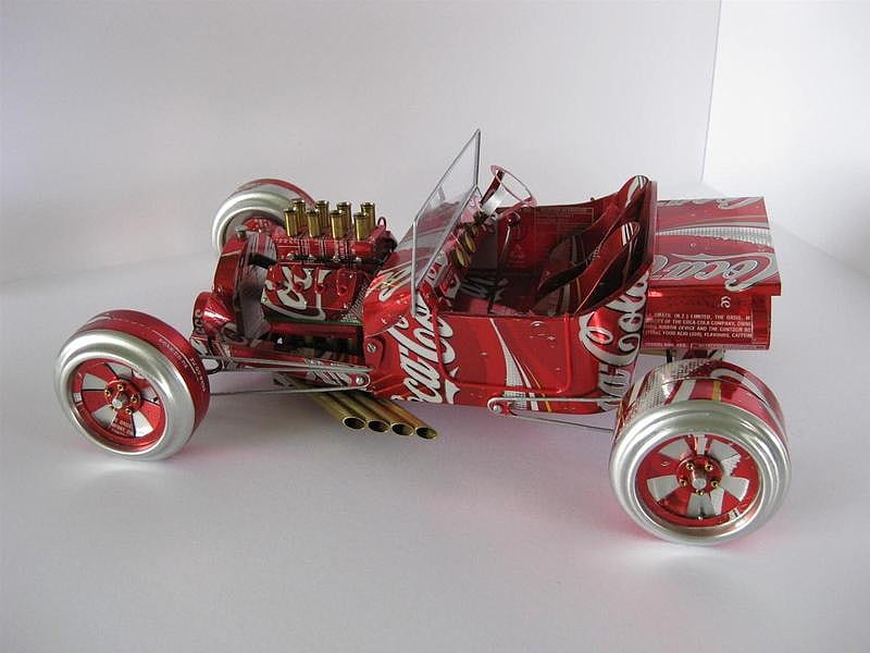 Here's A Hot Rod Made From A Coke Can, carros, coke can, hot rods, custom rides, HD wallpaper