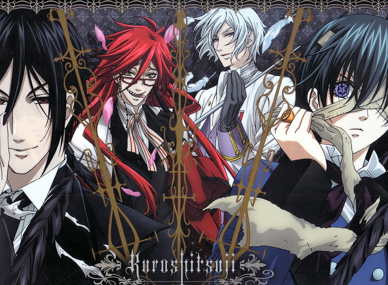 Black Butler poster: Sebastian & Ciel vs. Grell (36x24) anime