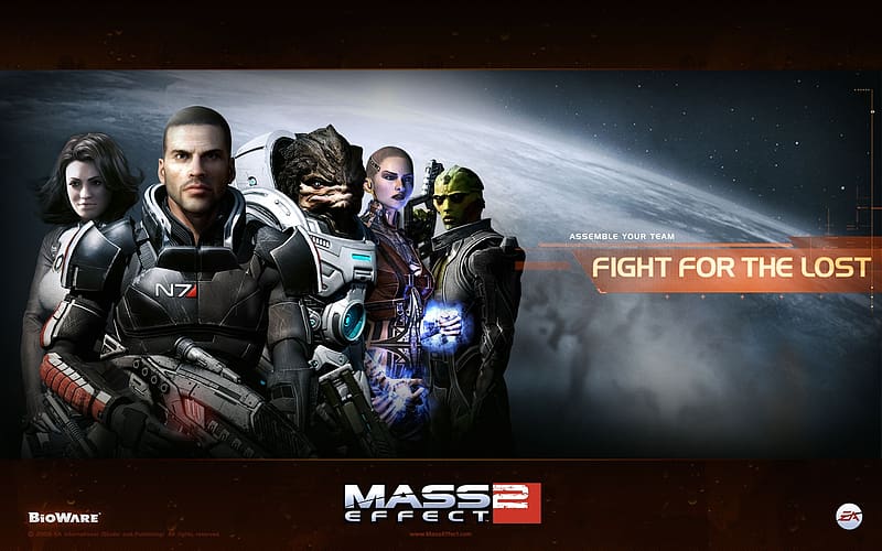Mass Effect, Video Game, Commander Shepard, Mass Effect 2, Miranda Lawson, Thane Krios, Jack (Mass Effect), Grunt (Mass Effect), HD wallpaper
