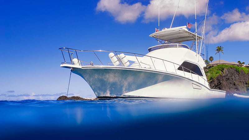 Luxury Yacht, yacht, yachtsman, yachting, sailing, HD wallpaper