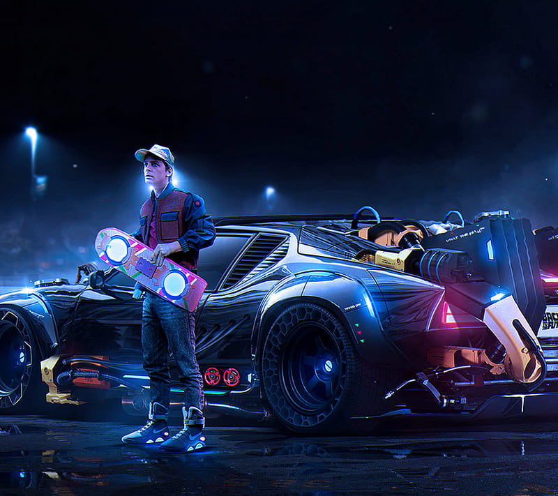 Back to the Future, movie, HD wallpaper