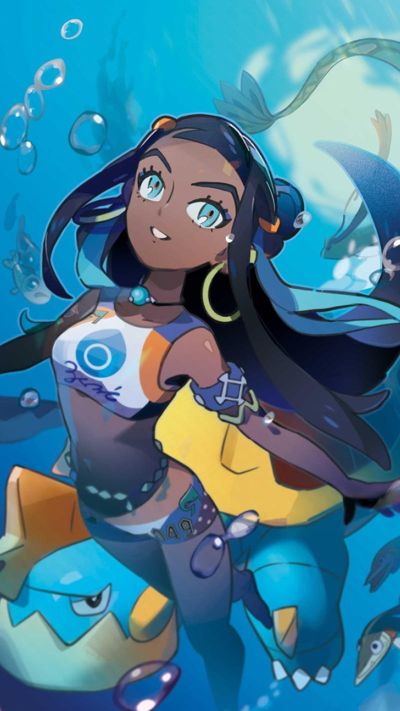 Nessa Drednaw Pokemon Sword and Shield Gym Leader 8K Wallpaper #3.1349