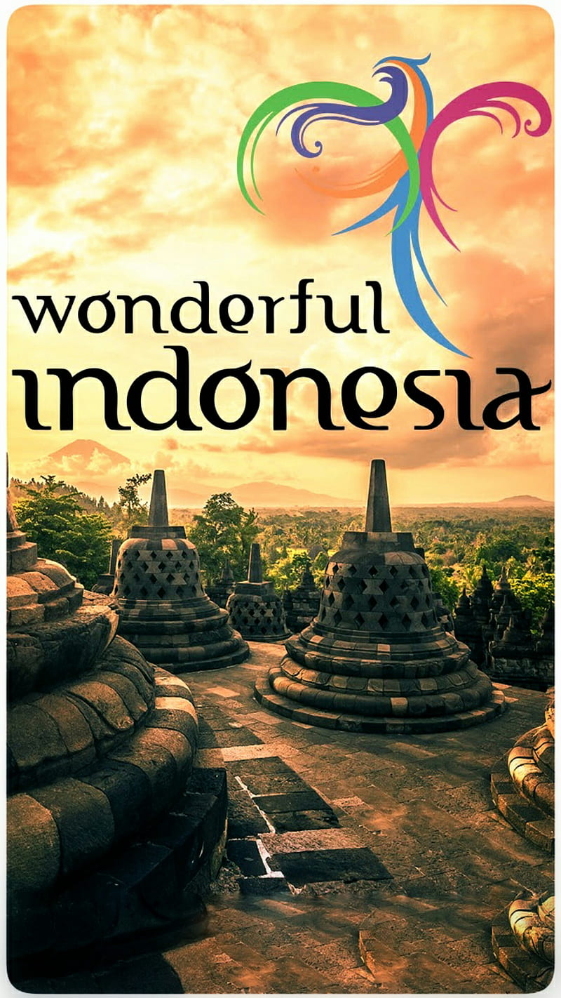 Wonderful Indonesia, pemandangan, borobudur, HD phone wallpaper
