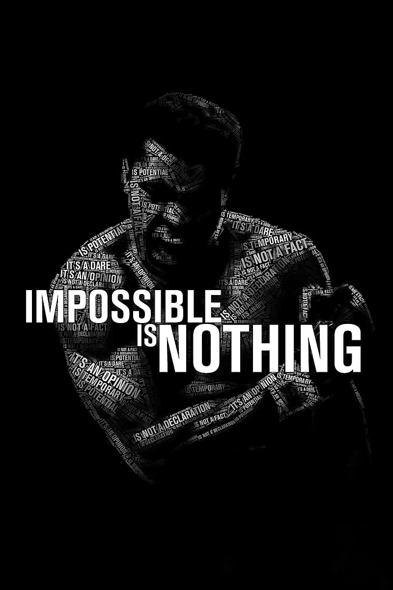 HD impossible is nothing wallpapers | Peakpx