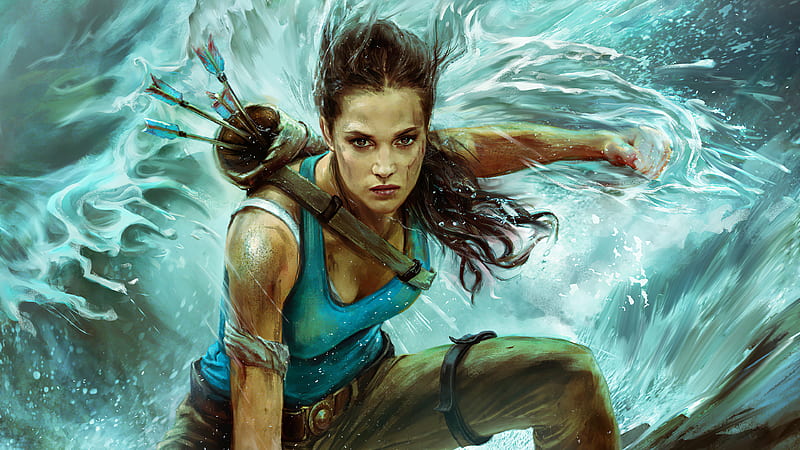 Tomb Raider Art, tomb-raider, games, lara-croft, artist, artwork, digital-art, HD wallpaper