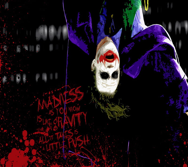 Joker, quotes, HD wallpaper