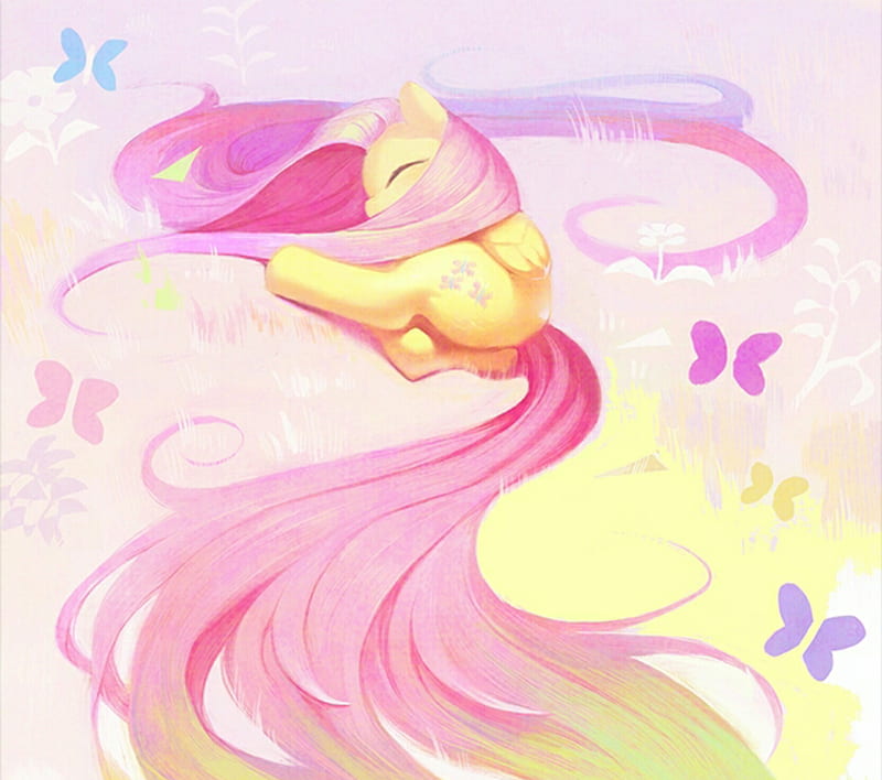 Fluttershy, my little pony, pony, HD wallpaper