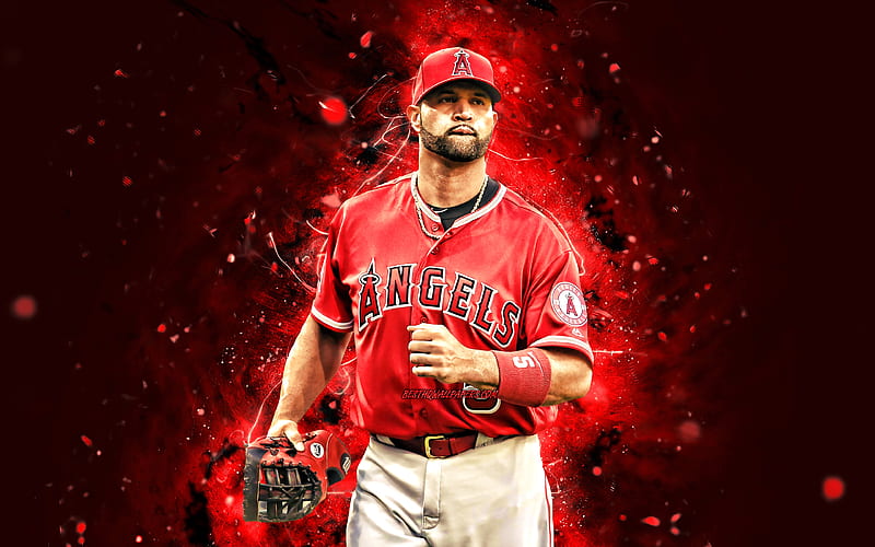 Albert Pujols, Los Angeles Angels, MLB, baseman, baseball, Jose Alberto  Pujols Alcantara, HD wallpaper