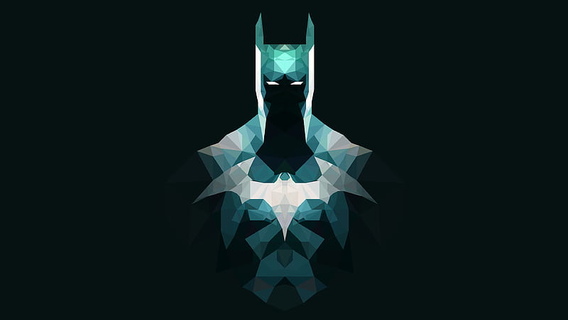 Batman Knight Minimal 2020, batman, superheroes, artwork, artist, minimalism, behance, HD wallpaper