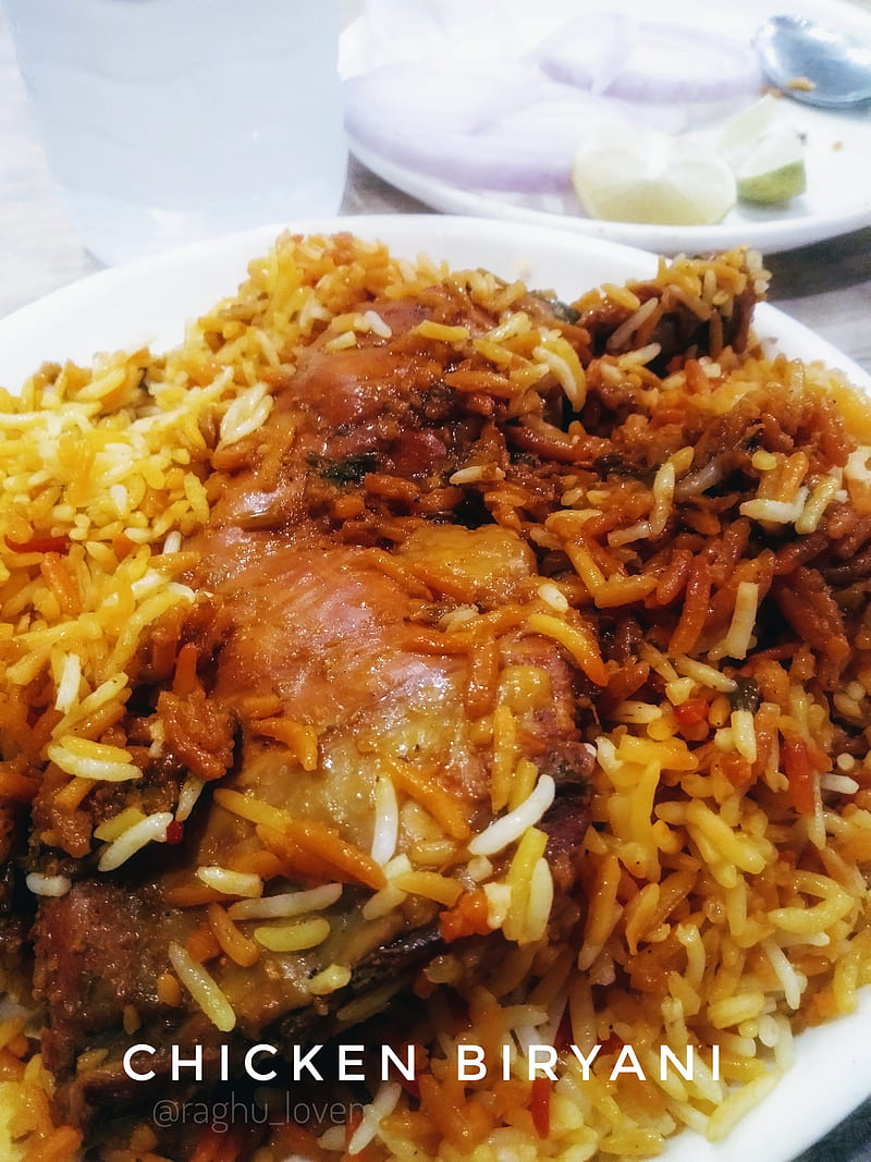 Chicken Biryani, biryani lovers, food, foodies, hyderabad, india, love, graphy, surat, traveller, HD phone wallpaper