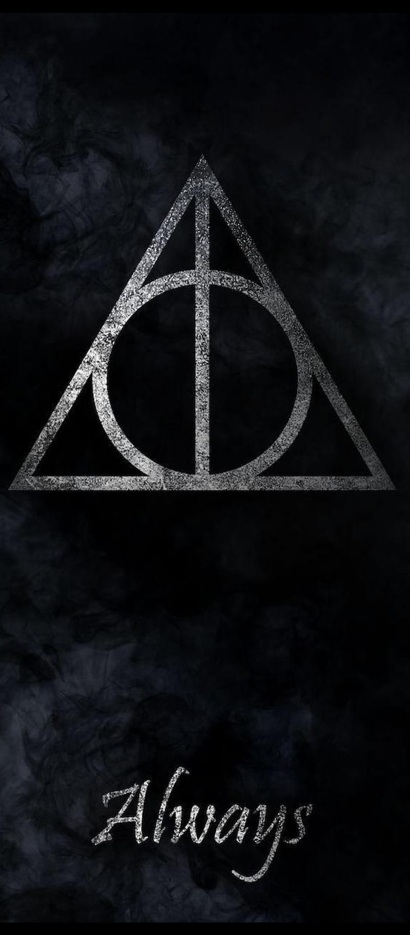 Hogwarts, logo, night, HD phone wallpaper