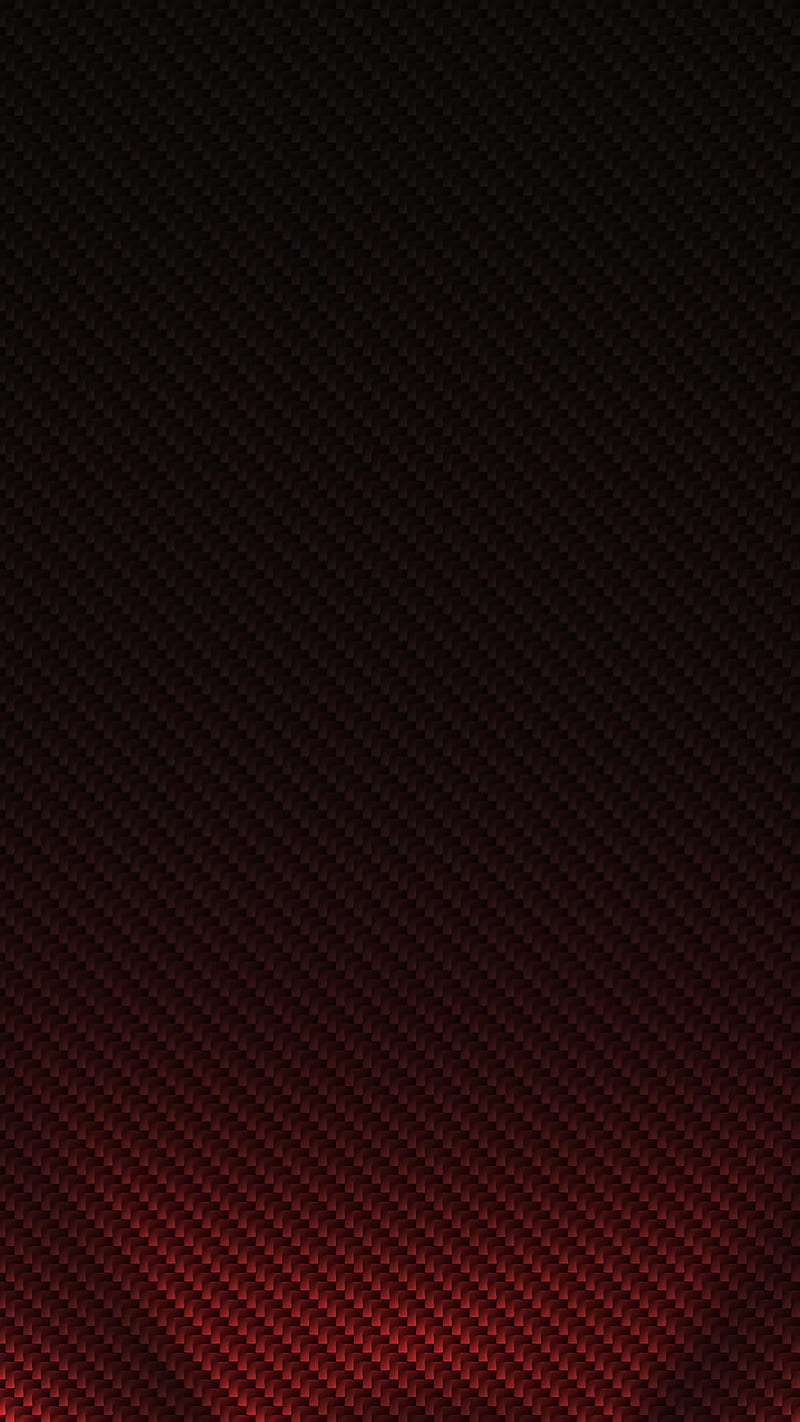 Red Carbon, black, brown, edge, fiber, fibre, gold, style, HD phone wallpaper