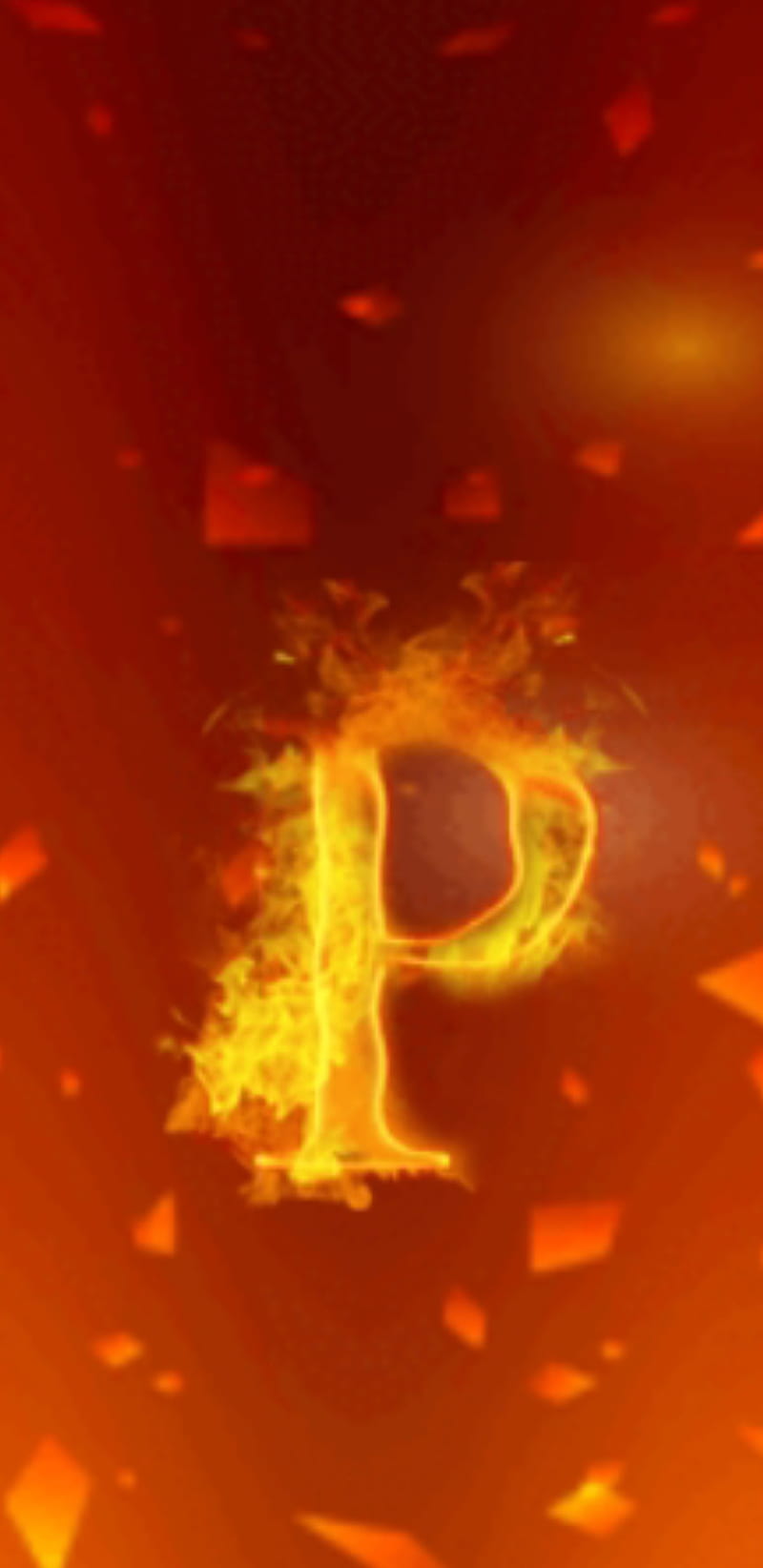 p letter, alphabet, letters, fire, HD phone wallpaper