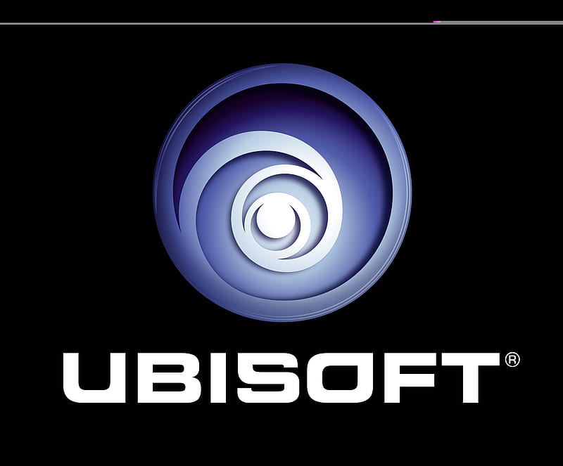 Ubisoft, black, logo, dark, HD wallpaper