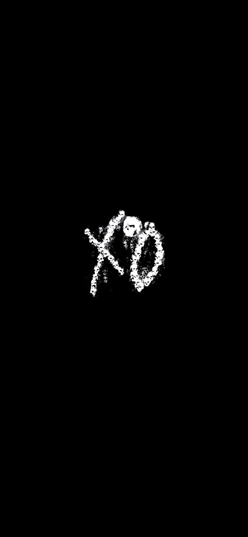 XO Skull Logo, black, minimal, minimalism, skulls, HD phone wallpaper ...