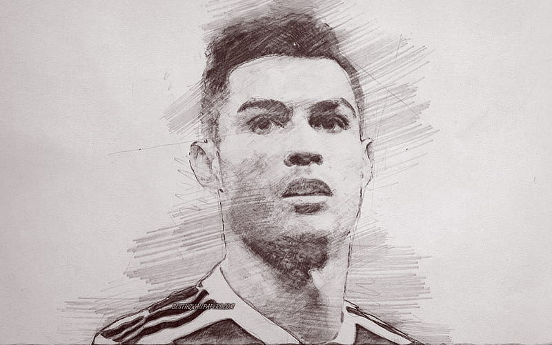 Cristiano Ronaldo Cr7, Drawing by Jex Laimen | Artmajeur