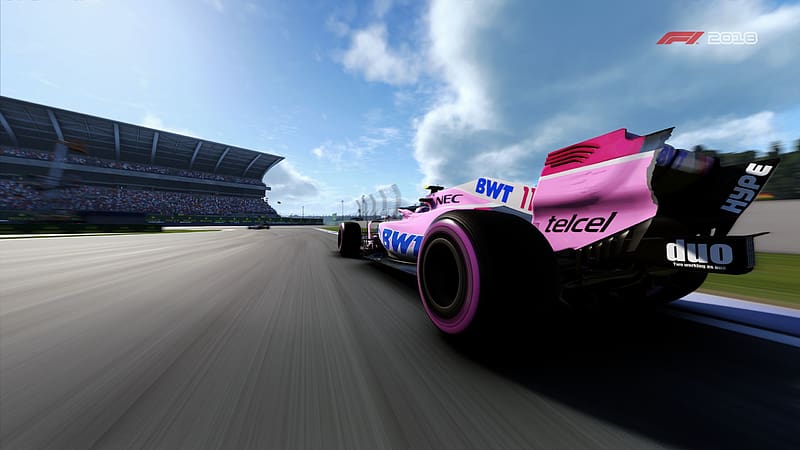 Formula 1, Vehicle, Force India, Video Game, F1 2018, Force India Vjm11, HD wallpaper