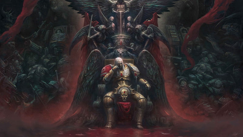 Warhammer 40K - The Angel's Inferno Warhammer, HD wallpaper